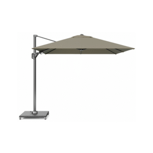 zweefparasol platinum voyager t2 270x270 taupe recht vooraanzicht