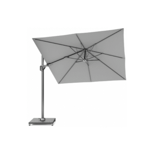 zweefparasol platinum voyager t2 270x270 lichtgrijs onderaanzicht