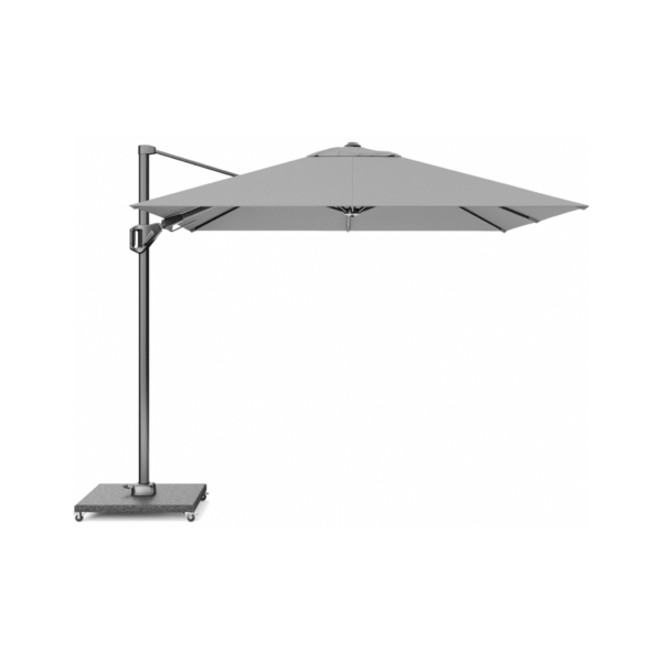 zweefparasol platinum voyager t2 270x270 lichtgrijs recht