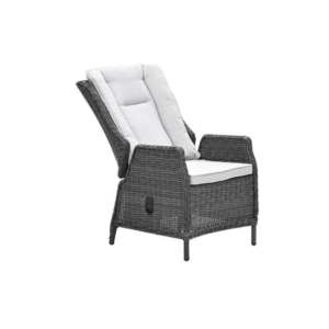 Relaxstoel voor buiten met verstelmechanisme en zachte zitkussens