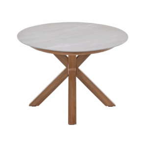 Luxe ovale tuintafel Scotland met Napoli sand blad 230x115 cm