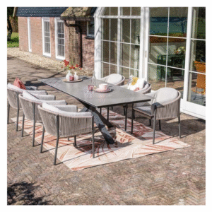 Garden Impressions Ireland Tuintafel Napoli sand - 240x100cm - Afbeelding 6